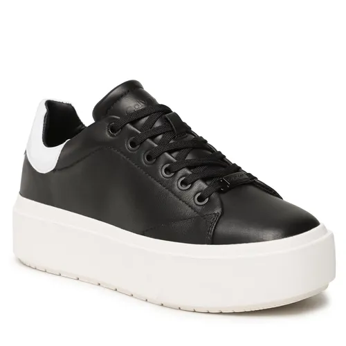 Sneakers Calvin Klein Squared Flatform Cupsole Lace Up HW0HW01775 Black/White