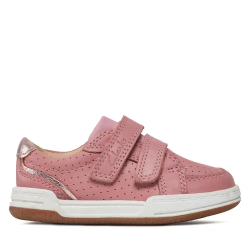 Sneakers Clarks Fawn Solo T 261589896 Light Pink Leather