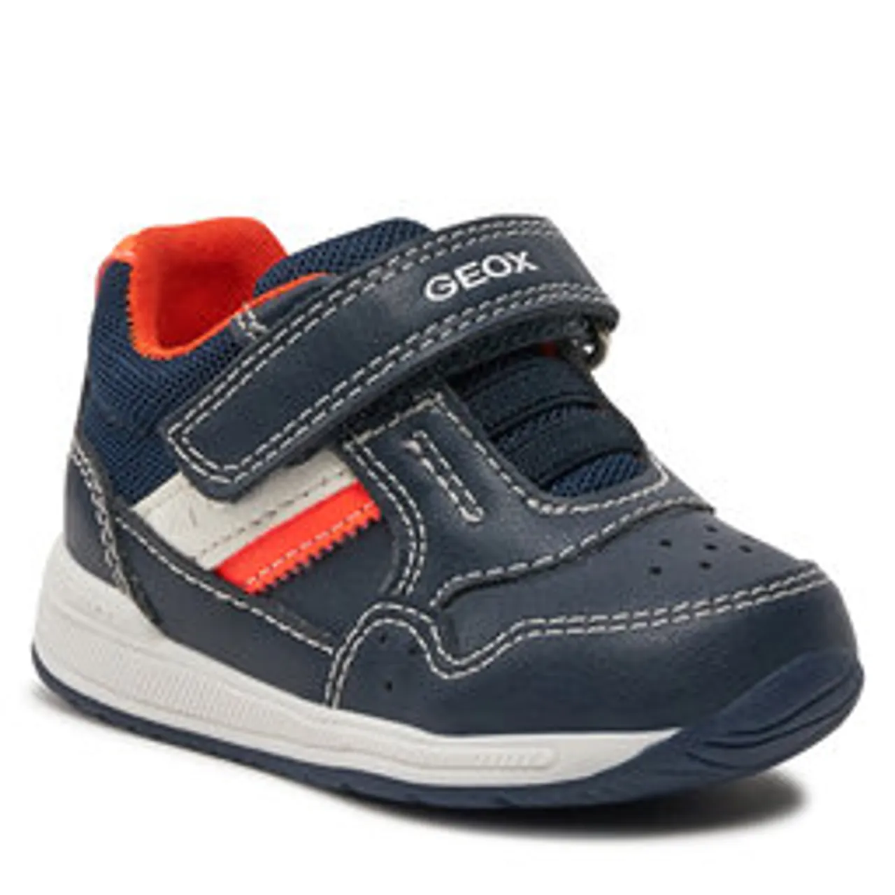Sneakers Geox B Rishon B. A B250RA 0BC14 C4324 Navy/Fluo Orange