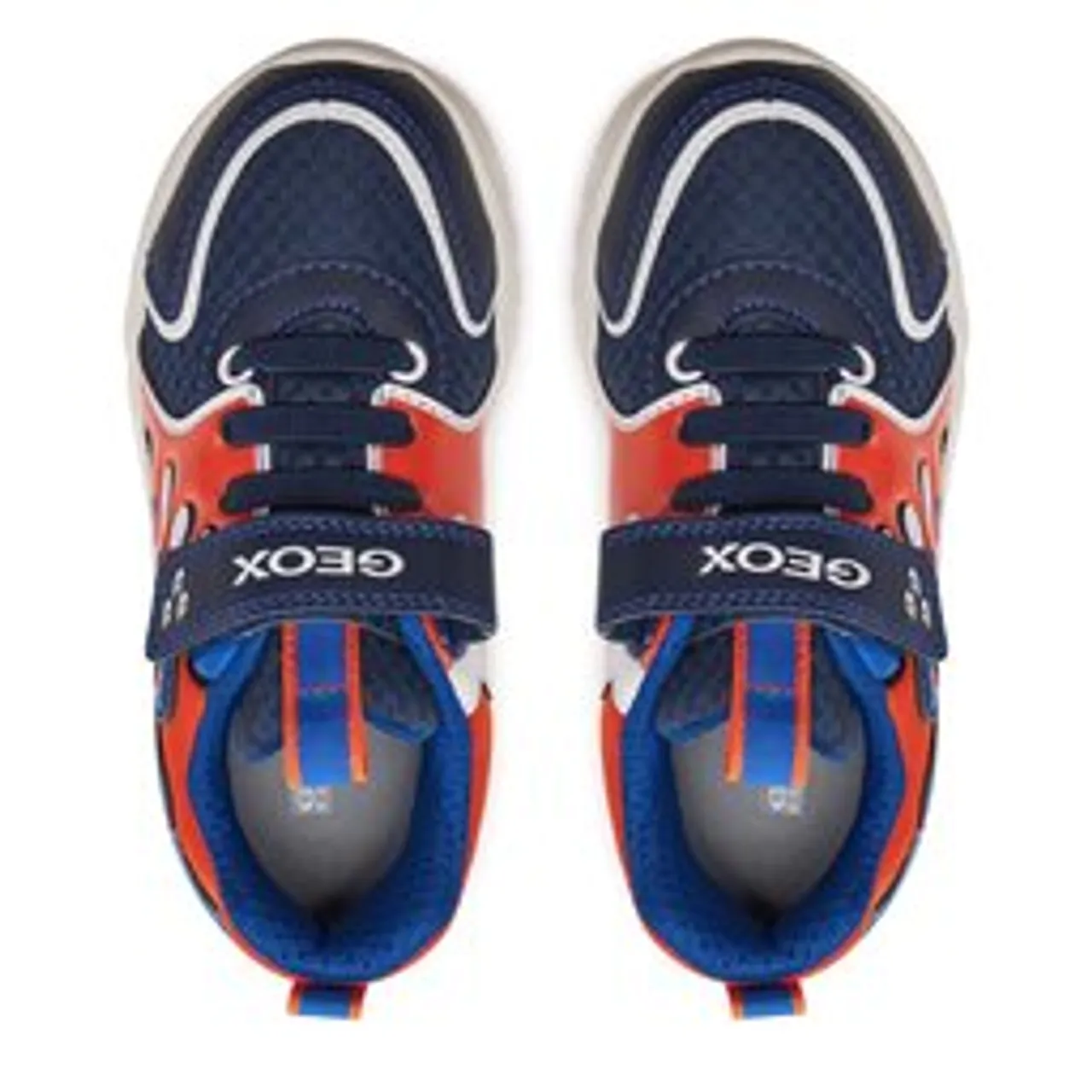 Sneakers Geox J Ciberdron Boy J45LBA 01454 C0659 S Navy/Orange