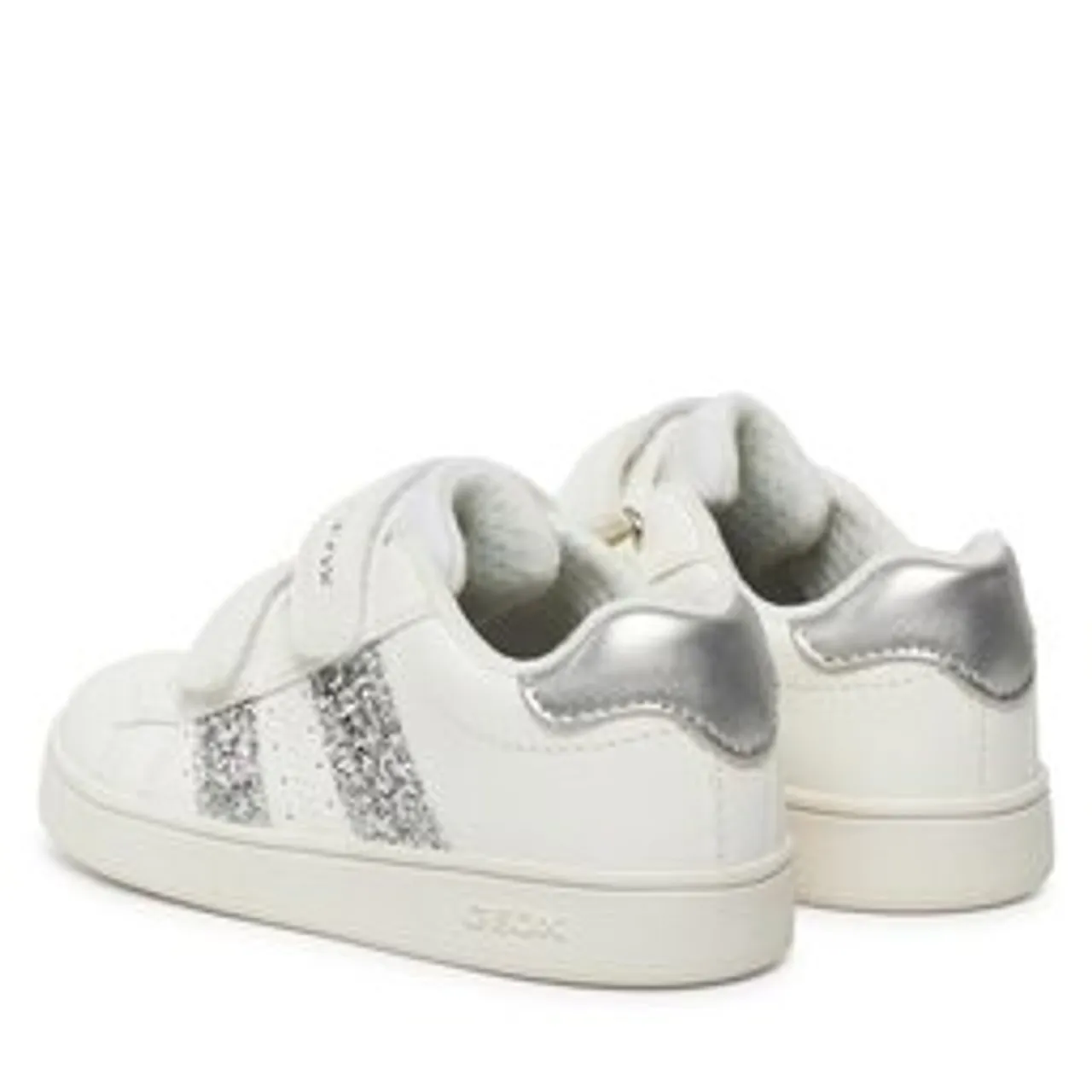 Sneakers Geox J Eclyper Girl J45LRA 000BC C0007 M White/Silver