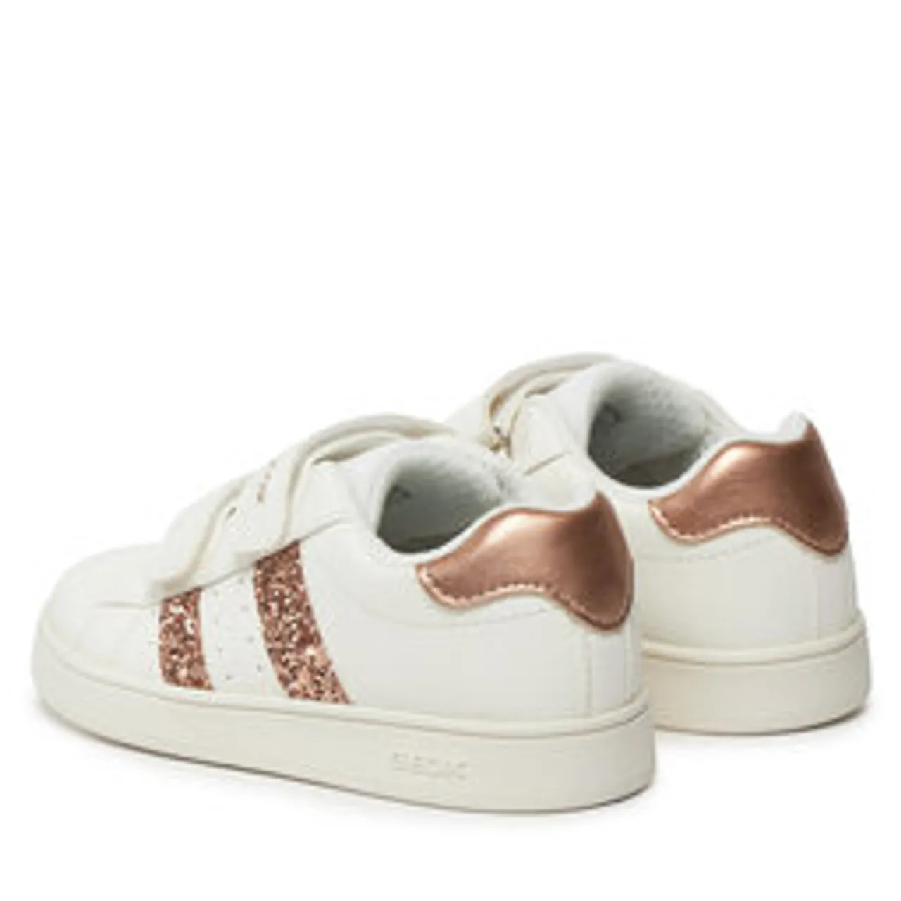 Sneakers Geox J Eclyper Girl J45LRA 000BC C1ZH8 S White/Rose Gold