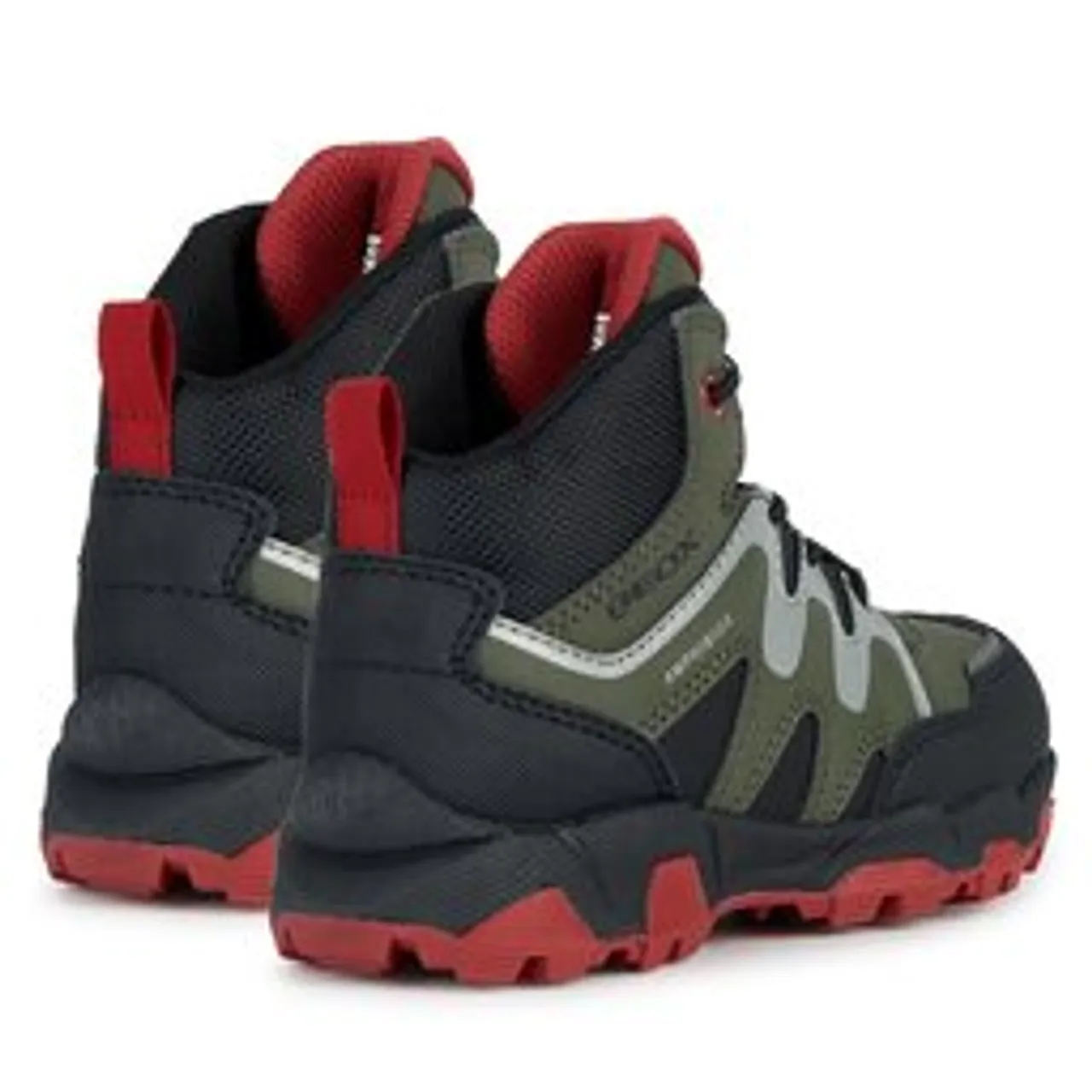 Sneakers Geox J Magnetar Boy B Abx J263ZA 0CEFU C3267 M Military/Red