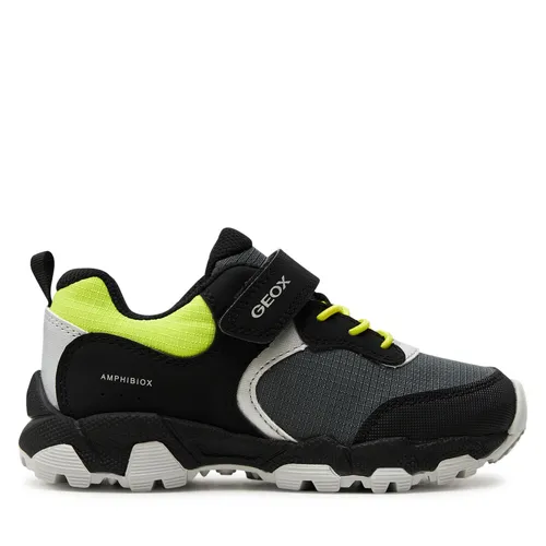 Sneakers Geox J Magnetar Boy B Abx J453ZA 0FU50 C0802 S Black/Lime
