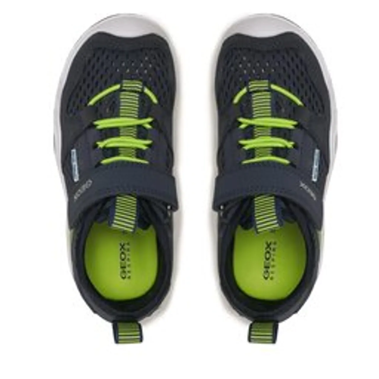Sneakers Geox J Wader B. A J3530A 01450 C0749 S Navy/Lime