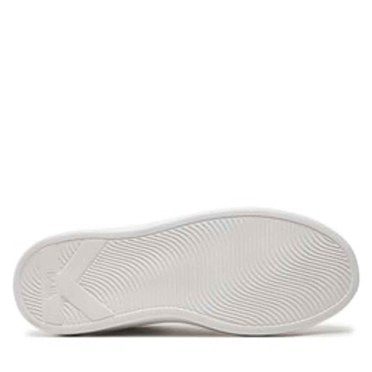 Sneakers KARL LAGERFELD KL52571 White Lthr w/Silver 01S
