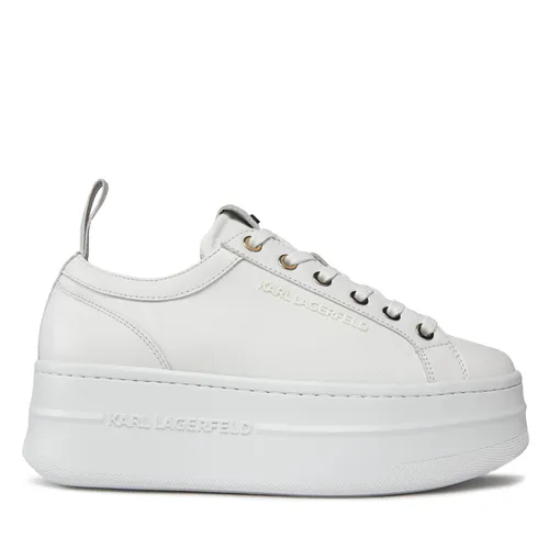Sneakers KARL LAGERFELD KL65019 White Lthr/Textile 411