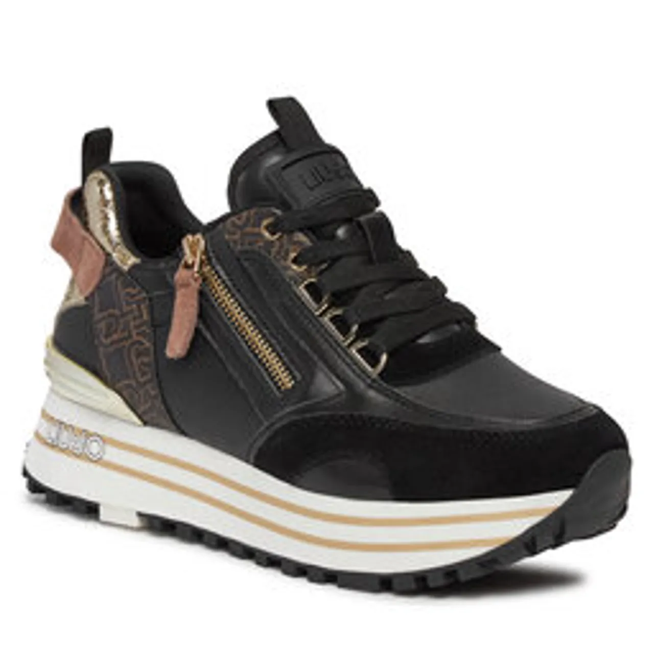 Sneakers Liu Jo Maxi Wonder 72 BA4057 PX454 Black/Brown S1033