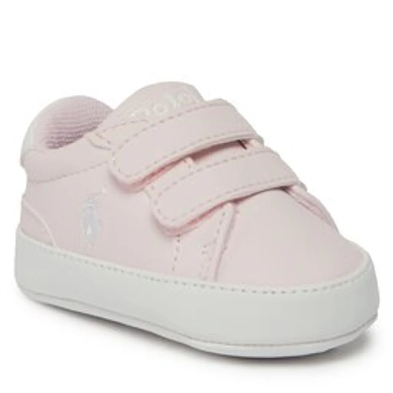 Sneakers Polo Ralph Lauren RL100748 LT PINK SMOOTH W/ WHITE PP