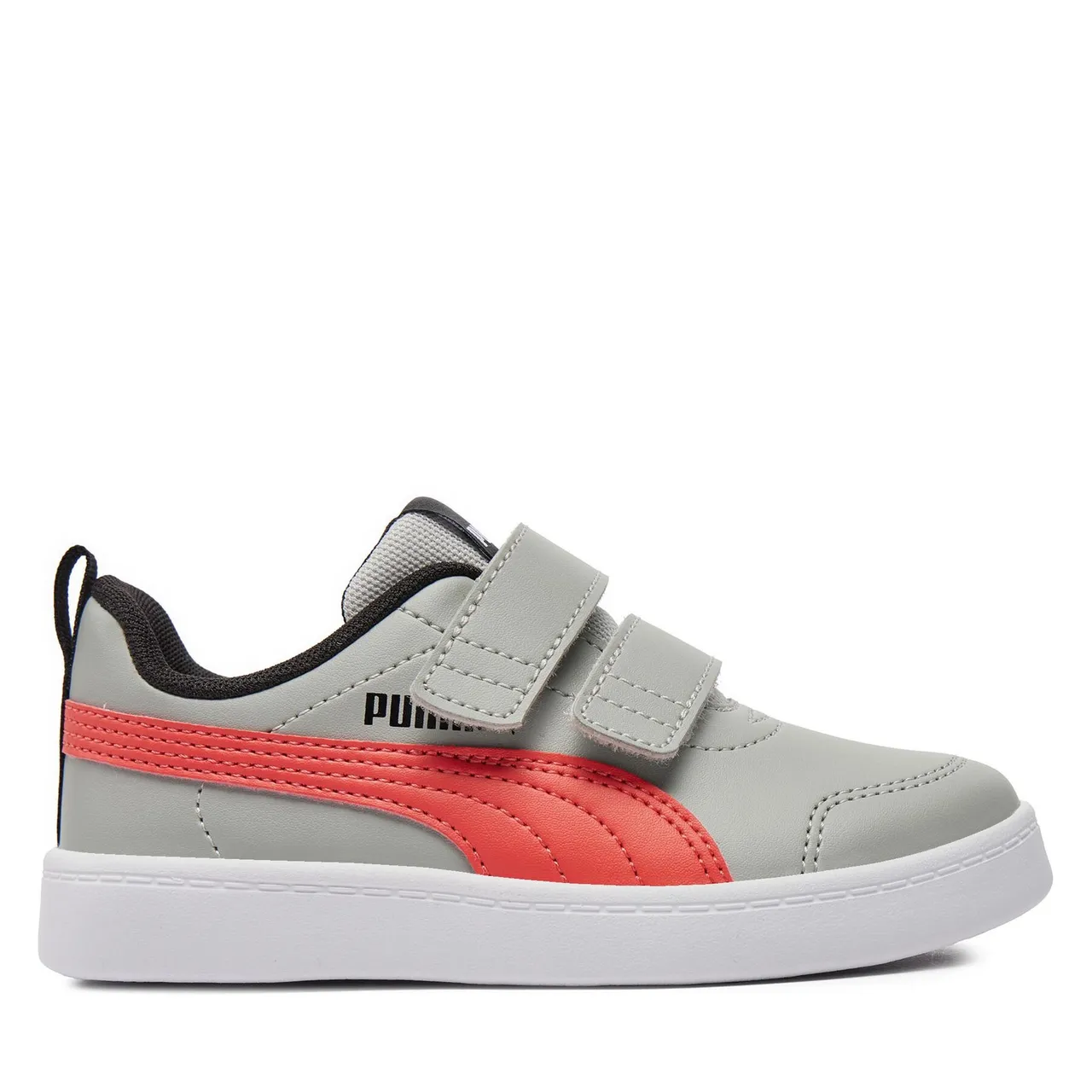 Sneakers Puma Courtflex V2 V Ps 371543-32 Cool Light Gray/Active Red