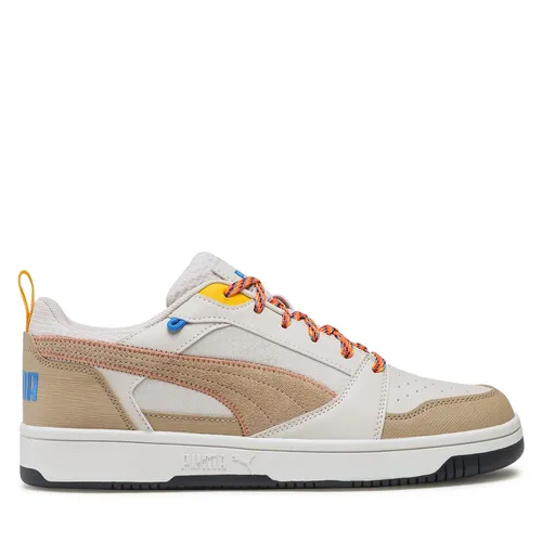 Sneakers Puma Rebound v6 Low Open 393581 02 Alpine Snow-Sand Dune-Hot Heat-Yellow Sizzle-Ultra Blue