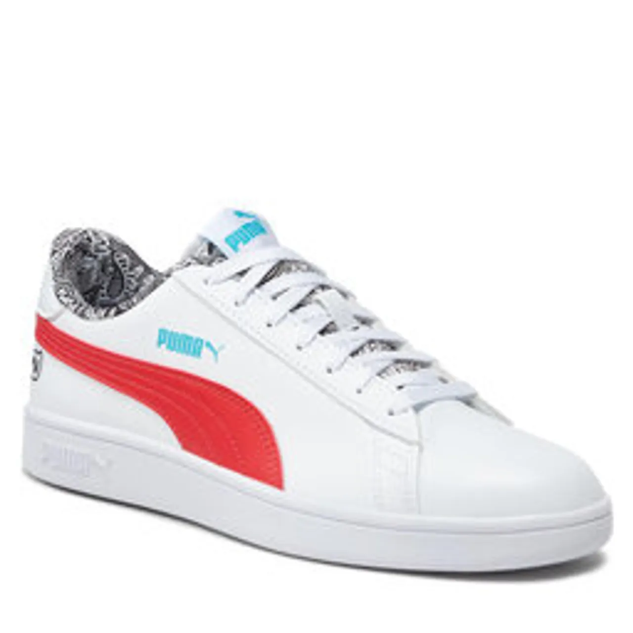 Sneakers Puma Smash V2 Me Happy 386396 01 White/Red/Blue/Atoll/Black