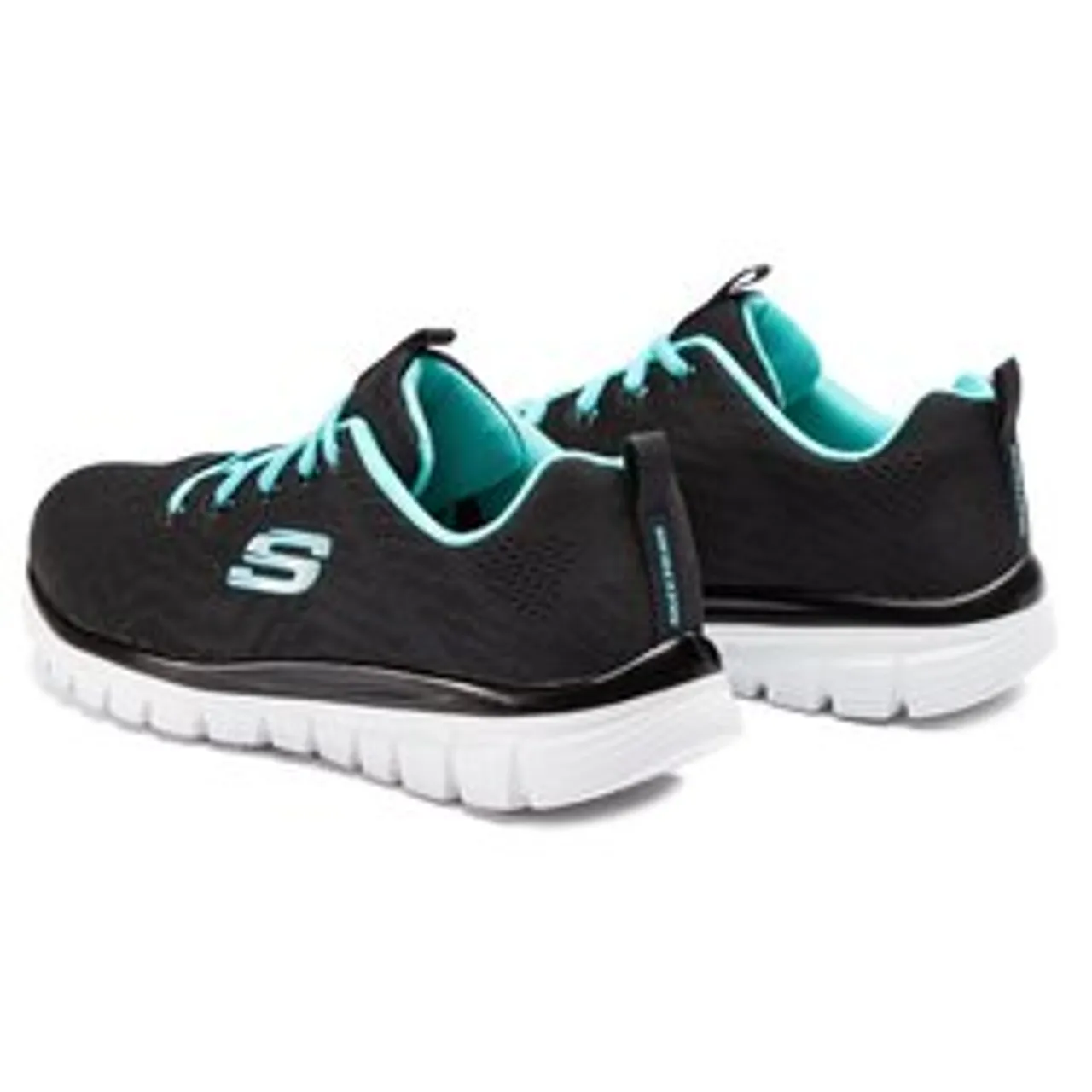 Sneakers Skechers Get Connected 12615/BKTQ Black/Turquoise