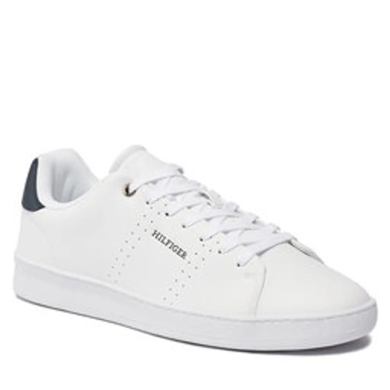 Sneakers Tommy Hilfiger Court Cup Lth Perf Detail FM0FM05038 White YBS