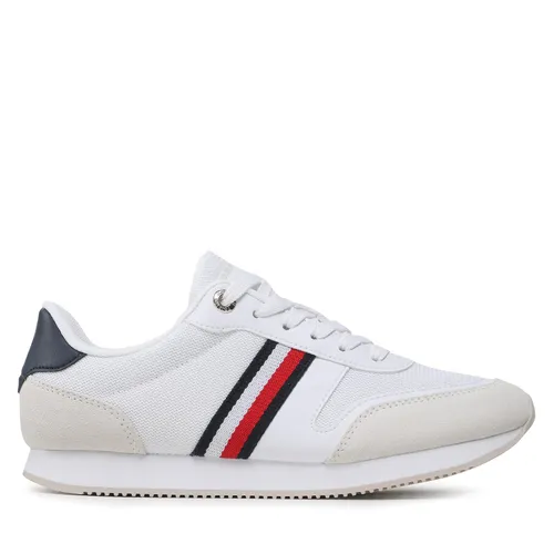 Sneakers Tommy Hilfiger Essential Stripes Runner FW0FW07382 White YBS