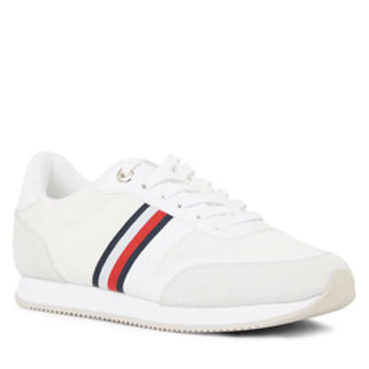 Sneakers Tommy Hilfiger Essential Stripes Runner FW0FW07450 White YBS