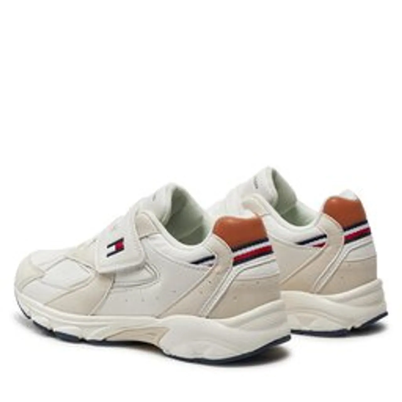 Sneakers Tommy Hilfiger Low Cut Lace-Up/Velcro Sneaker T1B9-33386-1729 S Beige/Tobacco A175