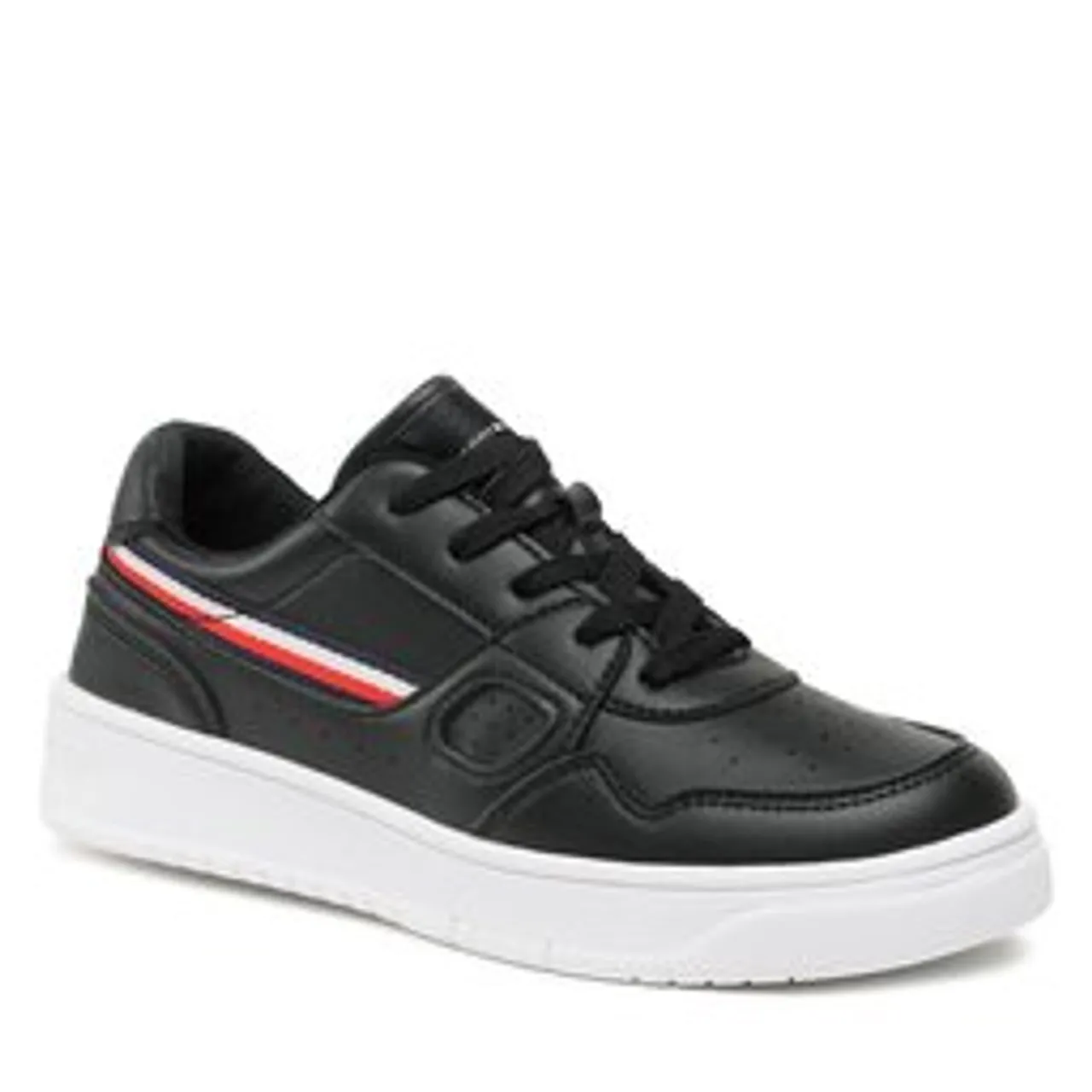 Sneakers Tommy Hilfiger Stripes Low Cut Lace-Up Sneaker T3X9-32848-1355 S Black 999