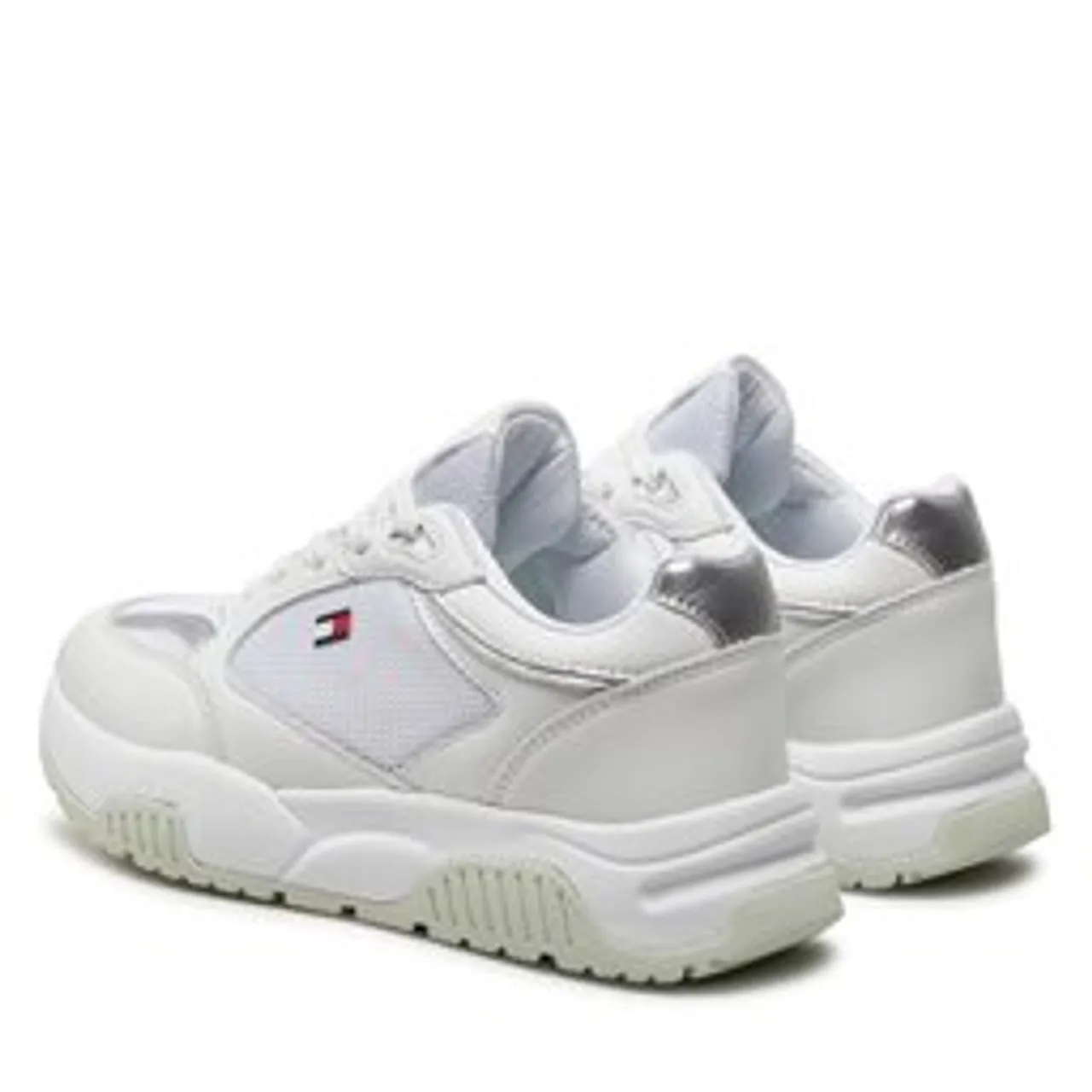 Sneakers Tommy Hilfiger T3A9-33219-1695 Bianco/Argento X025
