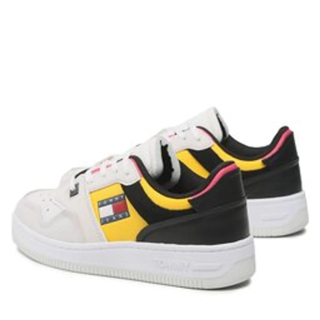 Sneakers Tommy Jeans Bastke Wmn EN0EN02052 Ecru 0F4