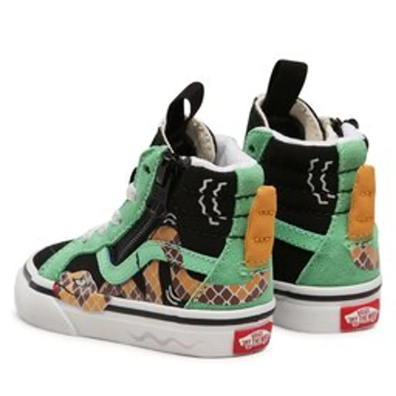 Sneakers Vans Sk8-Hi Reissue Si VN0007P42031 Green/Black