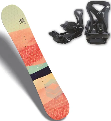 Snowboard F2 "FTWO FREEDOM WOMAN APRICOT 21/22" Snowboards Gr. 147, orange (apricot) Snowboards
