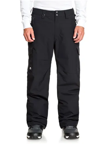 Snowboardhose QUIKSILVER "Porter" Gr. S, US-Größen, schwarz (true black) Herren Hosen Snowboardhosen