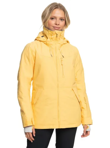 Snowboardjacke ROXY "Presence Parka" Gr. M, gelb (sunset gold) Damen Jacken Übergangsjacken