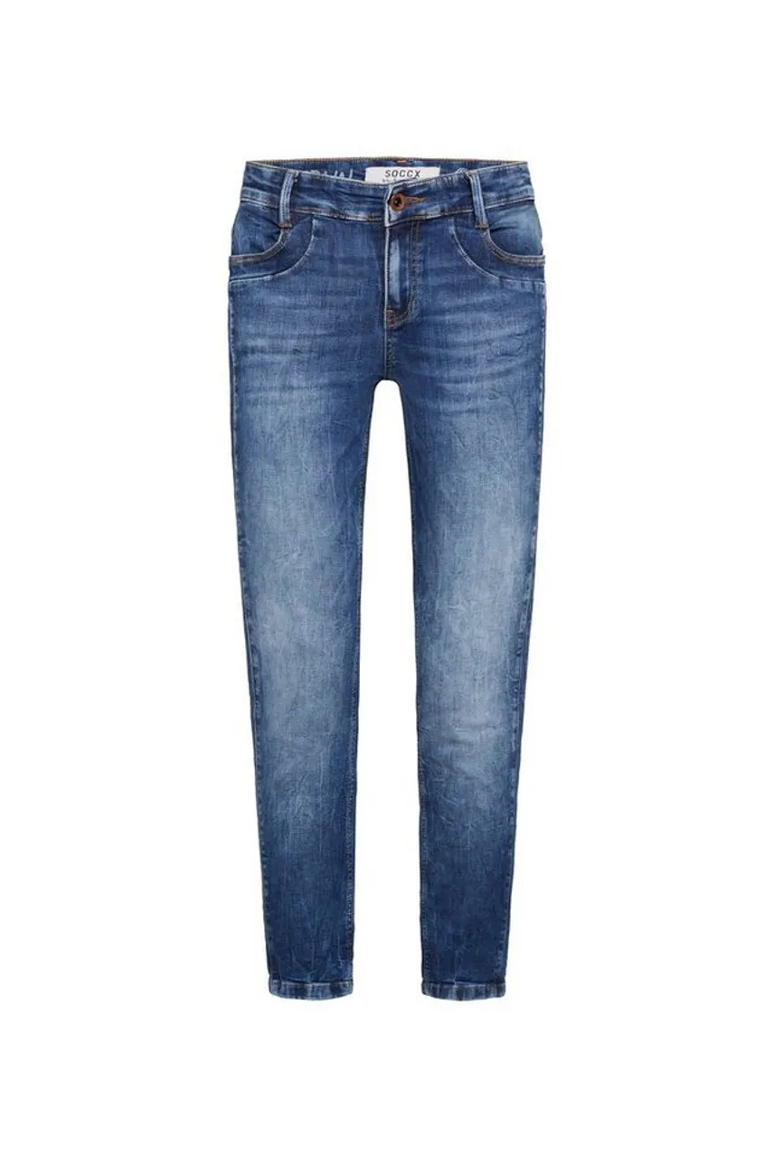 SOCCX Regular-fit-Jeans mit normaler Leibhöhe