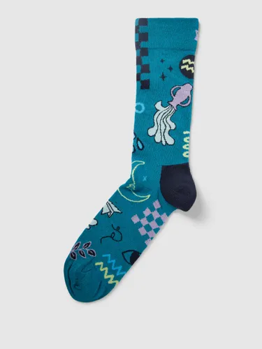 Socken mit Allover-Muster Modell 'Aquarius'