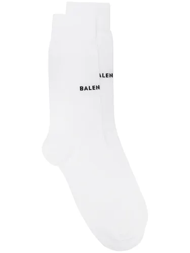 Socken mit Intarsien-Logo