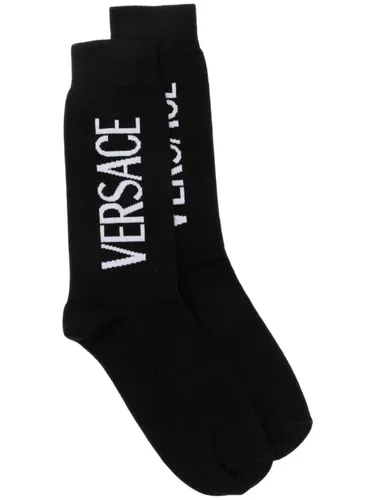 Socken mit Logo-Intarsie
