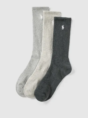 Socken mit Logo-Stitching im 3er-Pack