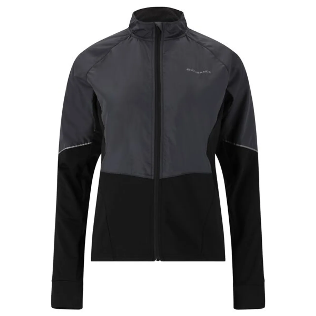 Softshelljacke ENDURANCE "JIGSAW W Bike Jacket" Gr. 38, grau (grau, schwarz) Damen Jacken