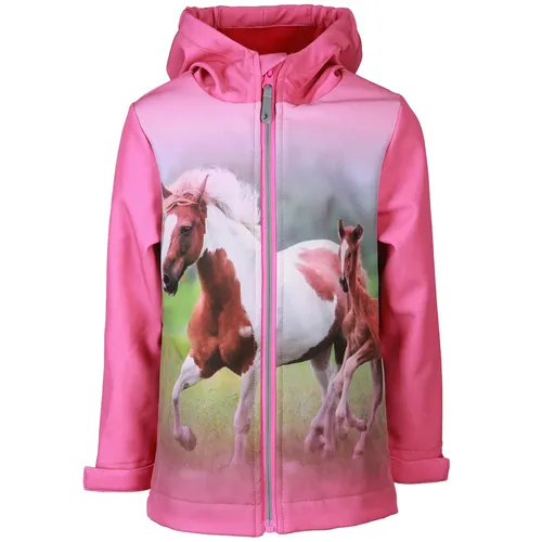 Softshelljacke HORSES in pearl pink