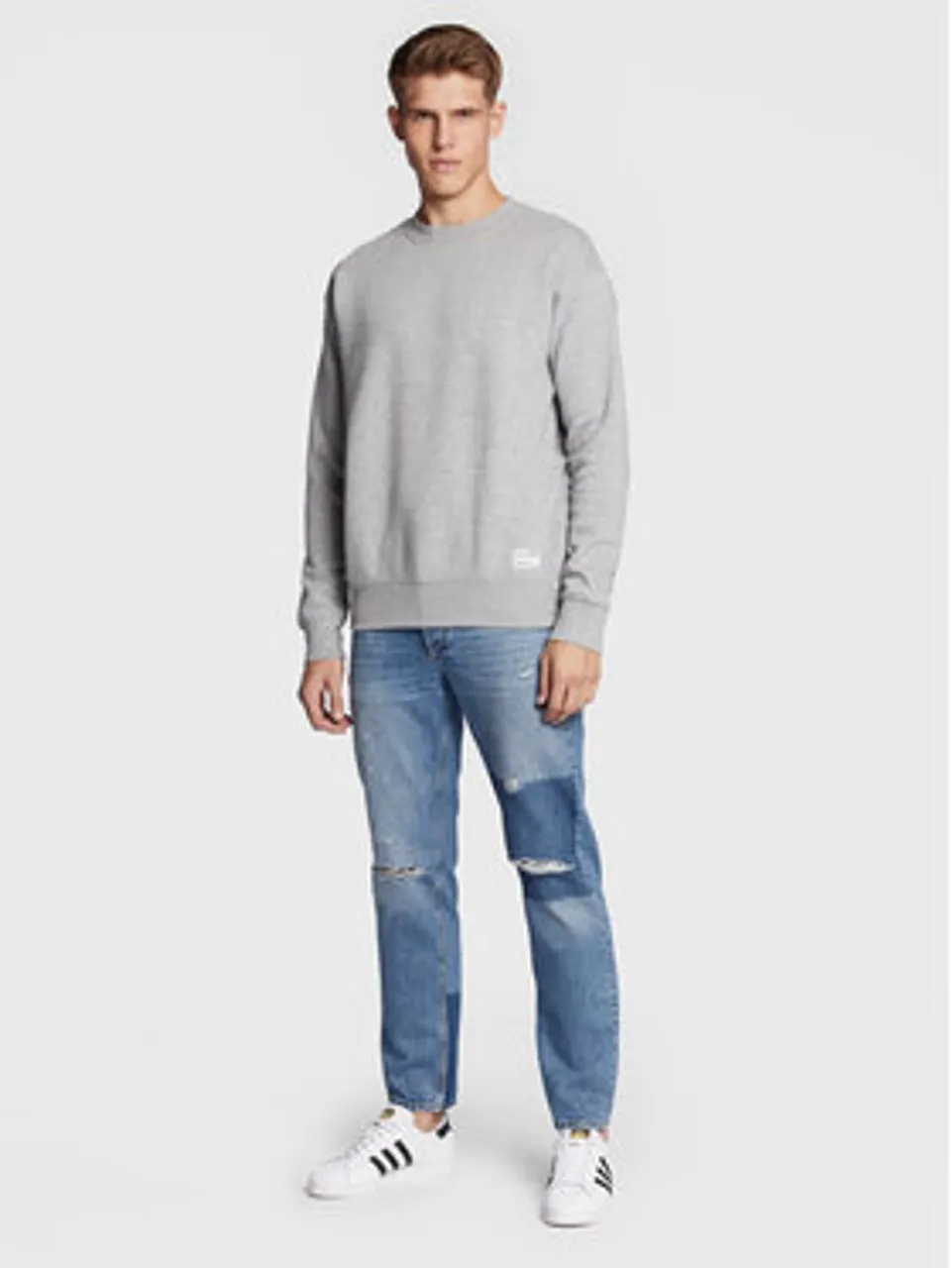Solid Sweatshirt 21107419 Grau Regular Fit