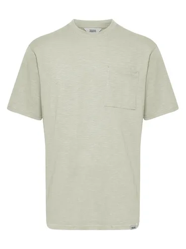 Solid T-Shirt 21107372 Grün Casual Fit