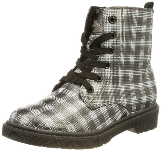 s.Oliver 5-5-45211-27 Stiefelette, Checked Comb,