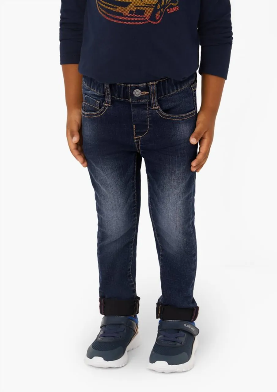 s.Oliver 5-Pocket-Jeans Jeans Skinny Brad / Slim Fit / Mid Rise / Skinny Leg Zierknopf