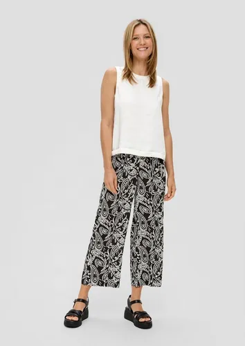 s.Oliver 7/8-Hose Relaxed: Culotte mit Wide Leg