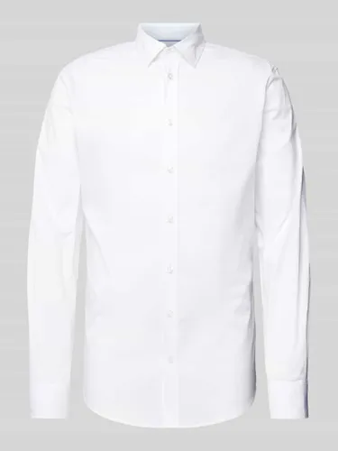 s.Oliver BLACK LABEL Tailored Fit Business-Hemd mit Kentkragen in Weiss