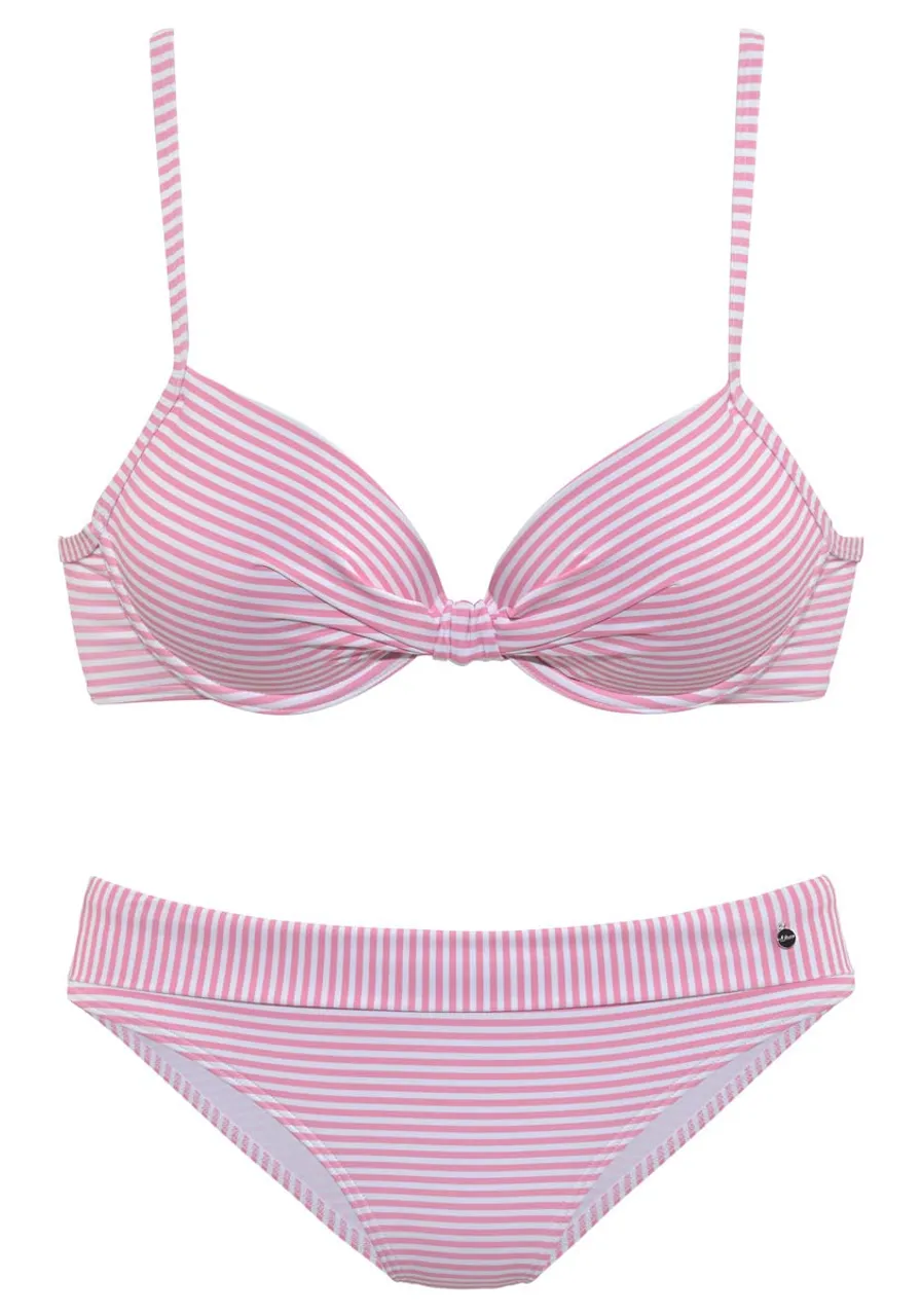 s.Oliver Bügel-Bikini rosa-weiß