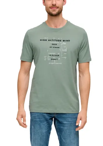 s.Oliver Herren T-Shirt Kurzarm Green