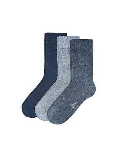 S.OLIVER Kinder Socken 3er Pkg stone mix blau | 23-26