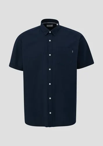 s.Oliver Kurzarmhemd Hemd mit Button-Down-Kragen