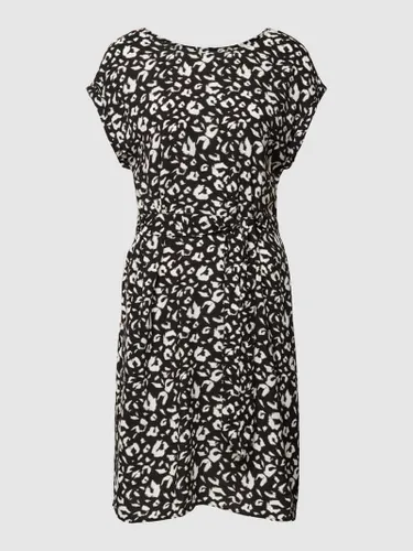 s.Oliver RED LABEL Kleid mit Allover-Muster in Black