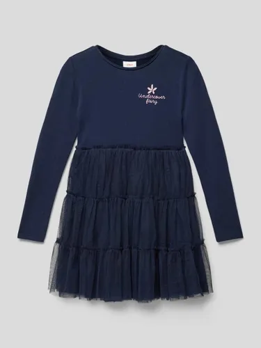 s.Oliver RED LABEL Kleid mit Tüll-Rock Modell 'Back to school' in Marine