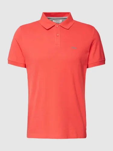s.Oliver RED LABEL Poloshirt mit Label-Stitching in Orange