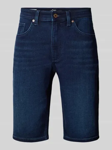 s.Oliver RED LABEL Regular Fit Jeansshorts im 5-Pocket-Design in Dunkelblau