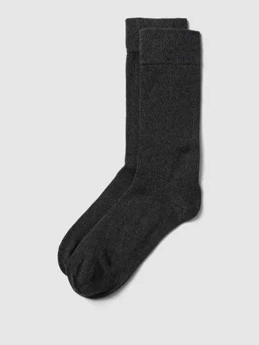 s.Oliver RED LABEL Socken aus Bio-Baumwolle im 2er-Pack in Anthrazit Melange